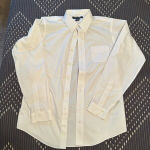 Brooks Brothers white dress shirt No Iron- size 18